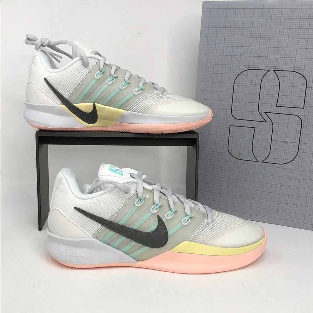 Nike Women’s Sabrina 3 Summit White Iron Grey HF2881-100 Basketball Shoes-Size 5